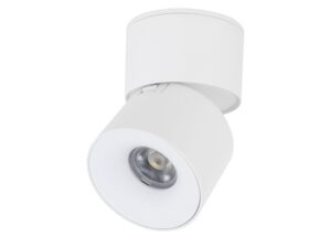 Miniaturka 1 - Biały spot sufitowy Spark CCT LED 10 W na białym tle