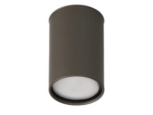 Miniaturka 4 - Lampa punktowa Top GU10 w ciemnym brązie – ujęcie na białym tle