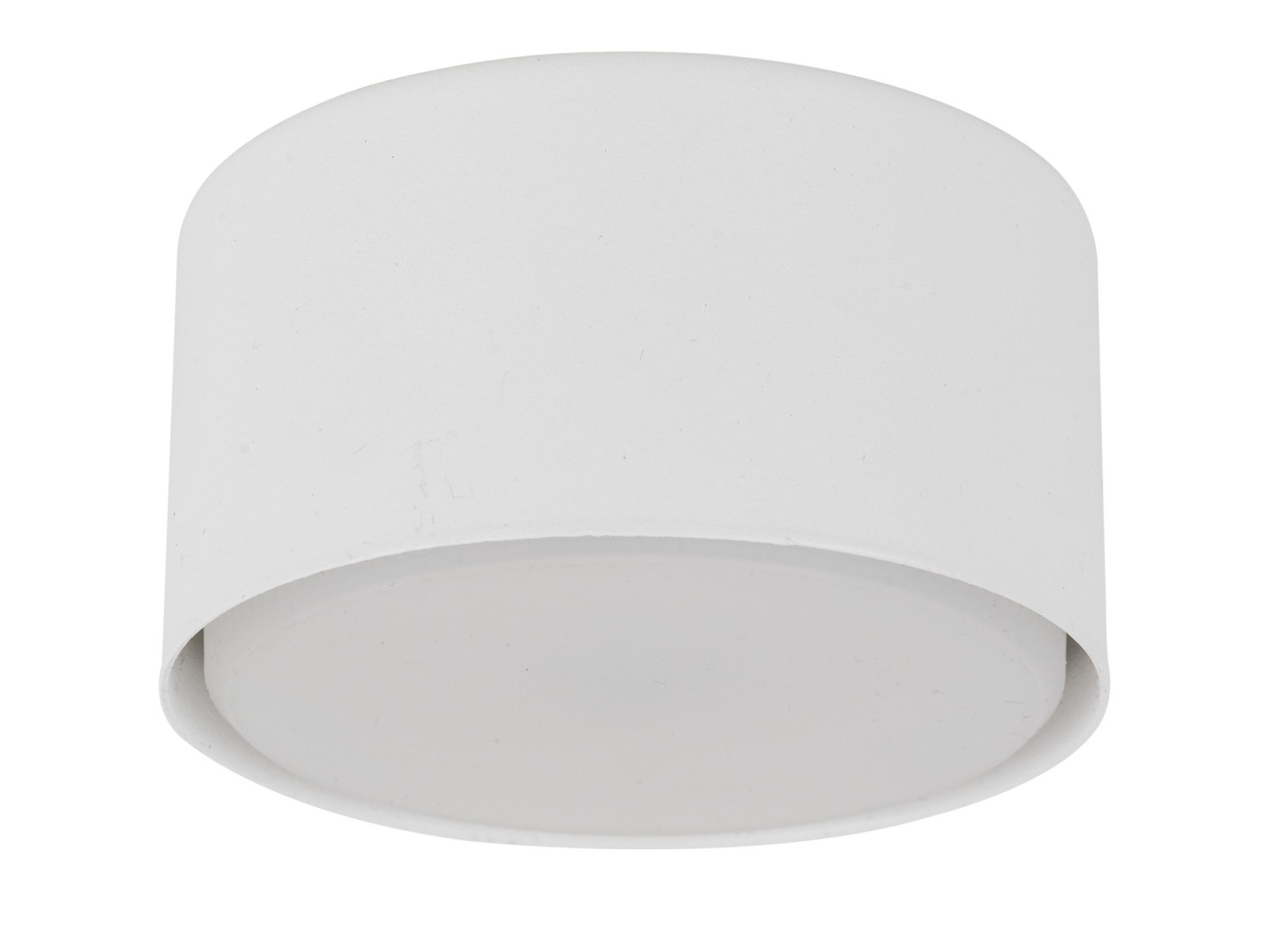 Biała lampa sufitowa Top GX53 – widok na białym tle