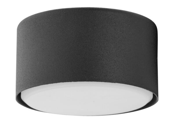Lampa sufitowa Top GX53 czarna – packshot na białym tle