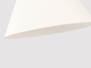 Miniaturka 30 - Stalowa lampa biurkowa Sorvella 35 cm beżowy – detal klosza