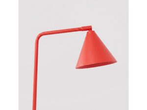 Miniaturka 74 - Stalowa lampa biurkowa Sorvella 35 cm czerwony – detal klosza