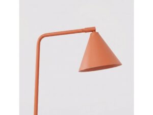 Miniaturka 19 - Stalowa lampa biurkowa Sorvella 35 cm ochra czerwona – detal klosza