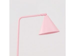 Miniaturka 107 - Stalowa lampa biurkowa Sorvella 35 cm różowy – detal klosza