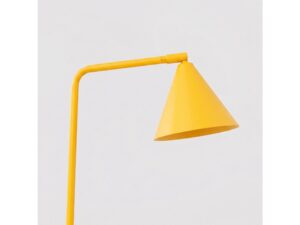 Miniaturka 85 - Stalowa lampa biurkowa Sorvella 35 cm żółty – detal klosza