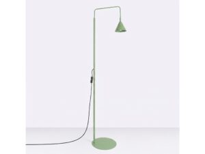 Miniaturka 50 - Stalowa lampa podłogowa Sorvella 165 cm szałwiowy na jasnym tle