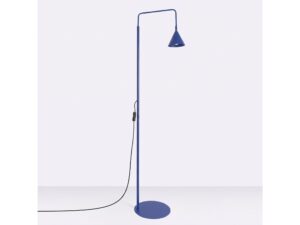 Miniaturka 72 - Stalowa lampa podłogowa Sorvella 165 cm ultramaryna na jasnym tle