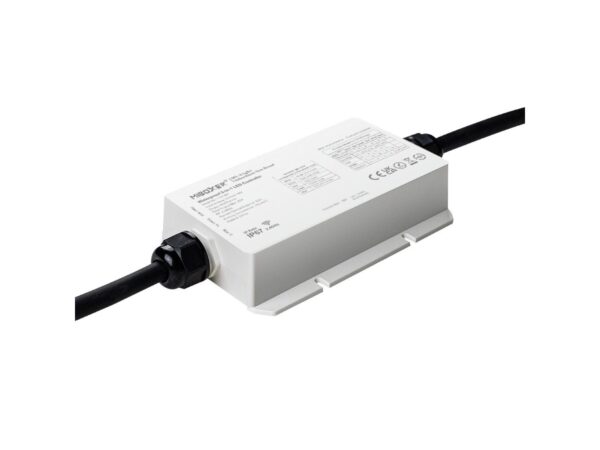 Sterownik LED 5w1 RGB CCT 20 A IP67 – biała obudowa i przewody