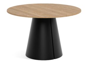 Miniaturka 3 - Stół Calvetta – blat dąb sand expressive, czarny stelaż