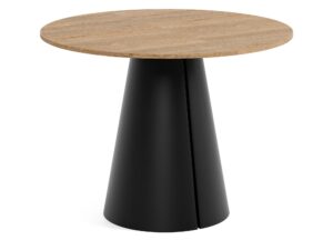 Miniaturka 3 - Stół Calvetta – blat dąb sand expressive, czarny stelaż