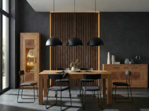 Miniaturka 3 - Stół dębowy do jadalni LUX 200 × 100 cm – zdjęcie 4