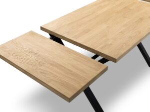 Miniaturka 5 - Stół rozkładany dębowy Montario 120–160x80 cm – zdjęcie 6
