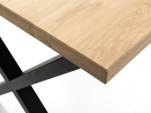 Miniaturka 3 - Stół rozkładany dębowy Montario 120–160x80 cm – zdjęcie 4