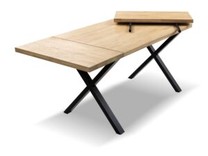 Miniaturka 1 - Stół rozkładany dębowy Montario 120–160x80 cm – zdjęcie 2