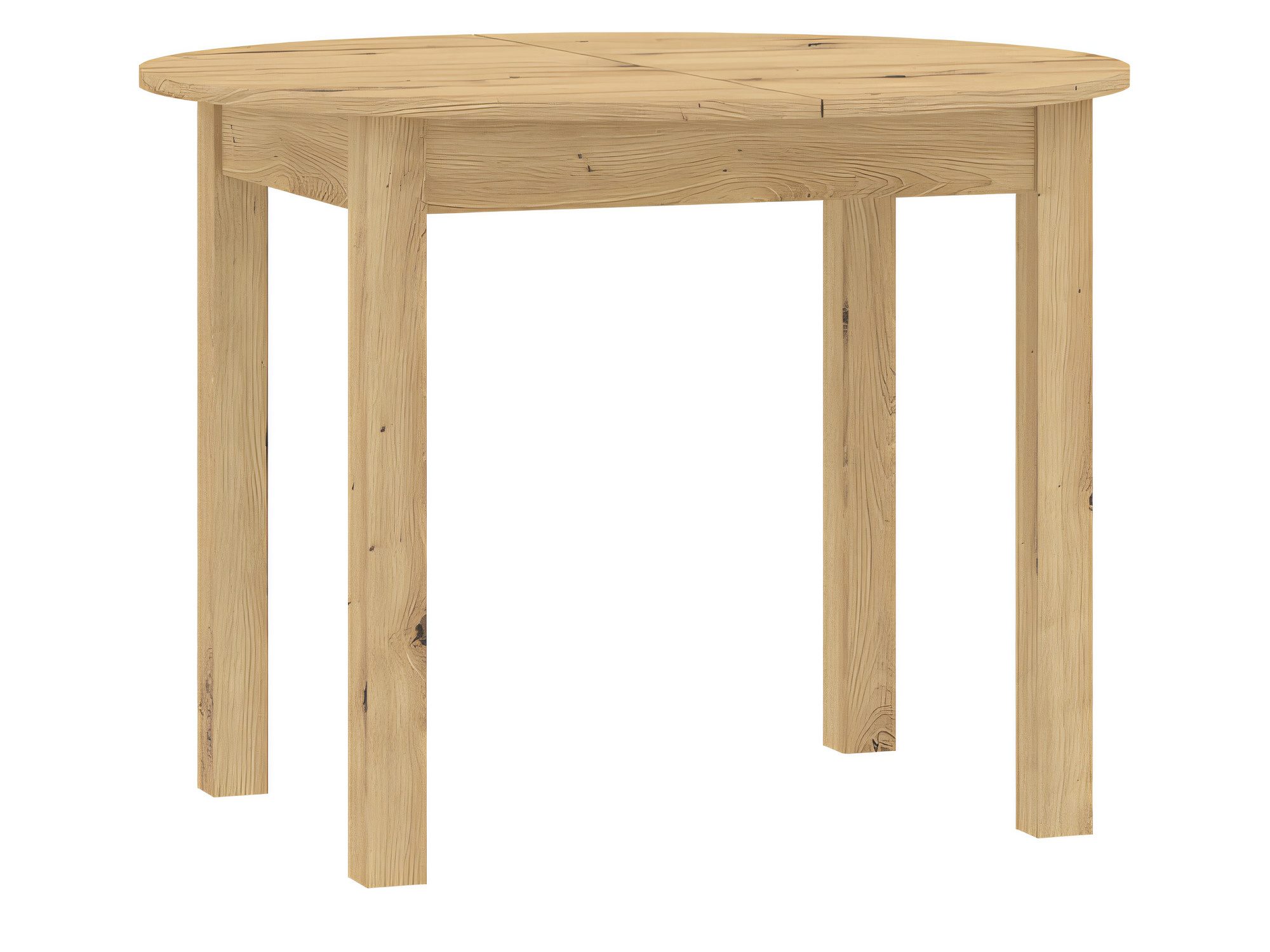 Stół okrągły Senvaro 100 cm dąb Artisan – widok produktu