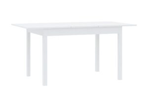 Miniaturka 2 - Biały stół rozkładany Senvaro po rozłożeniu do 160 cm – widok produktu
