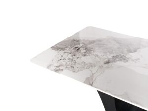 Miniaturka 4 - Stół Virtus z białym blatem w nowoczesnej aranżacji jadalni