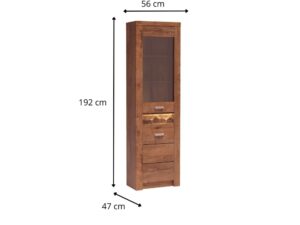 Miniaturka 2 - Stolik kawowy Ambrina Kraft złoty, półka pod blatem