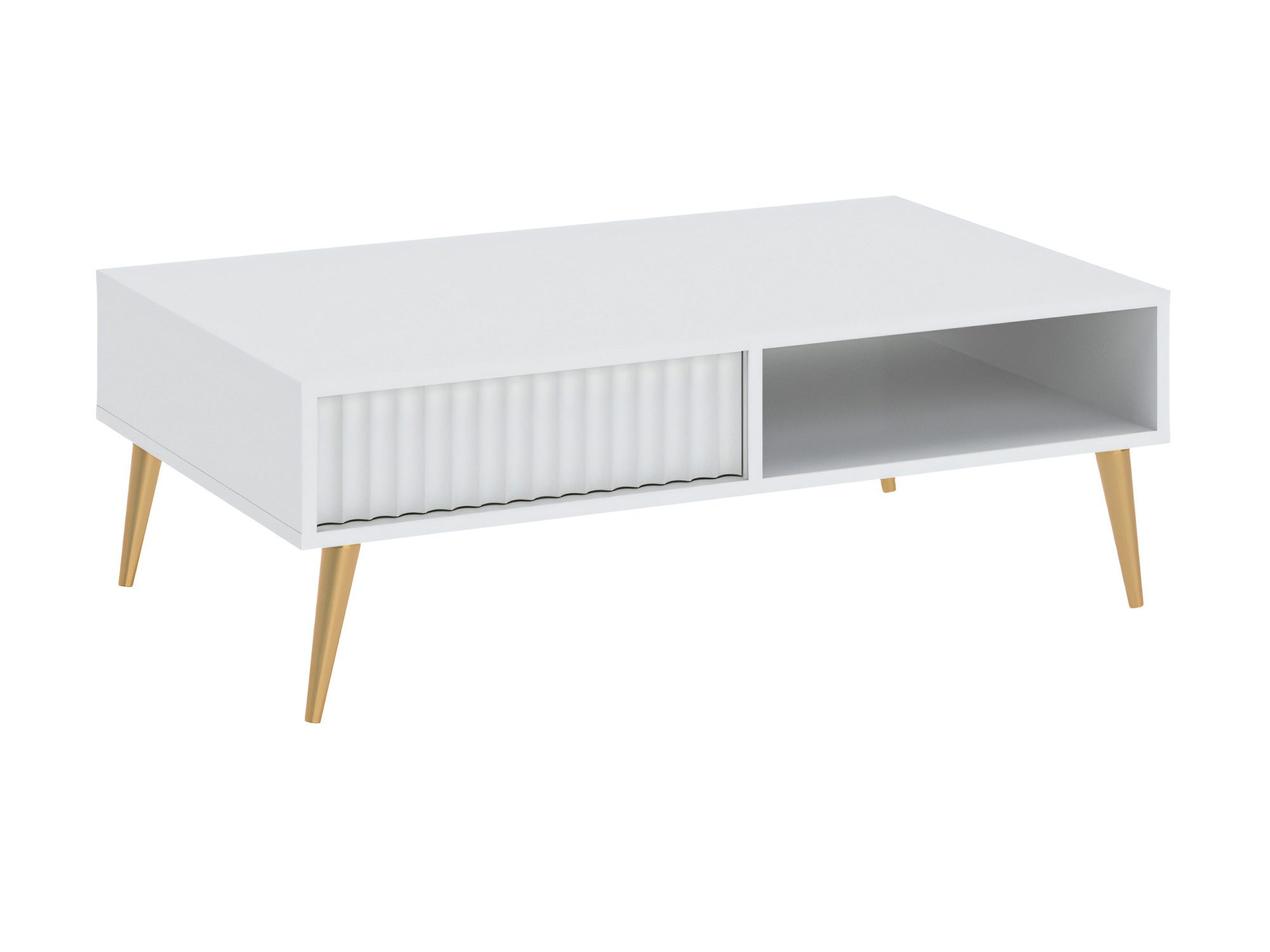 Biały stolik kawowy Bellvoro 102 cm