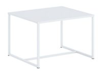 Stolik kwadratowy biały minimalistyczny