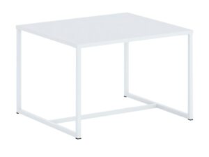 Miniaturka 4 - Stolik kwadratowy biały minimalistyczny