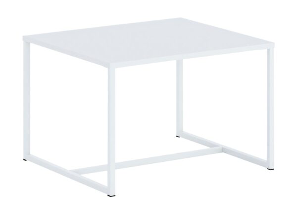 Stolik kwadratowy biały minimalistyczny