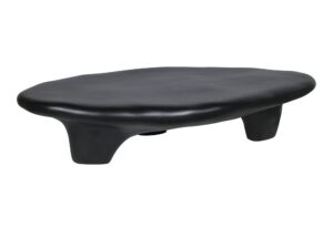 Miniaturka 2 - Stolik kawowy Virtus 120 cm czarny – obła bryła pod kątem