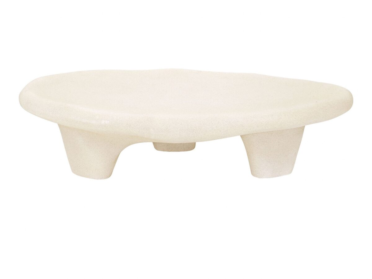 Stolik kawowy organiczny 120 cm piaskowy – Virtus