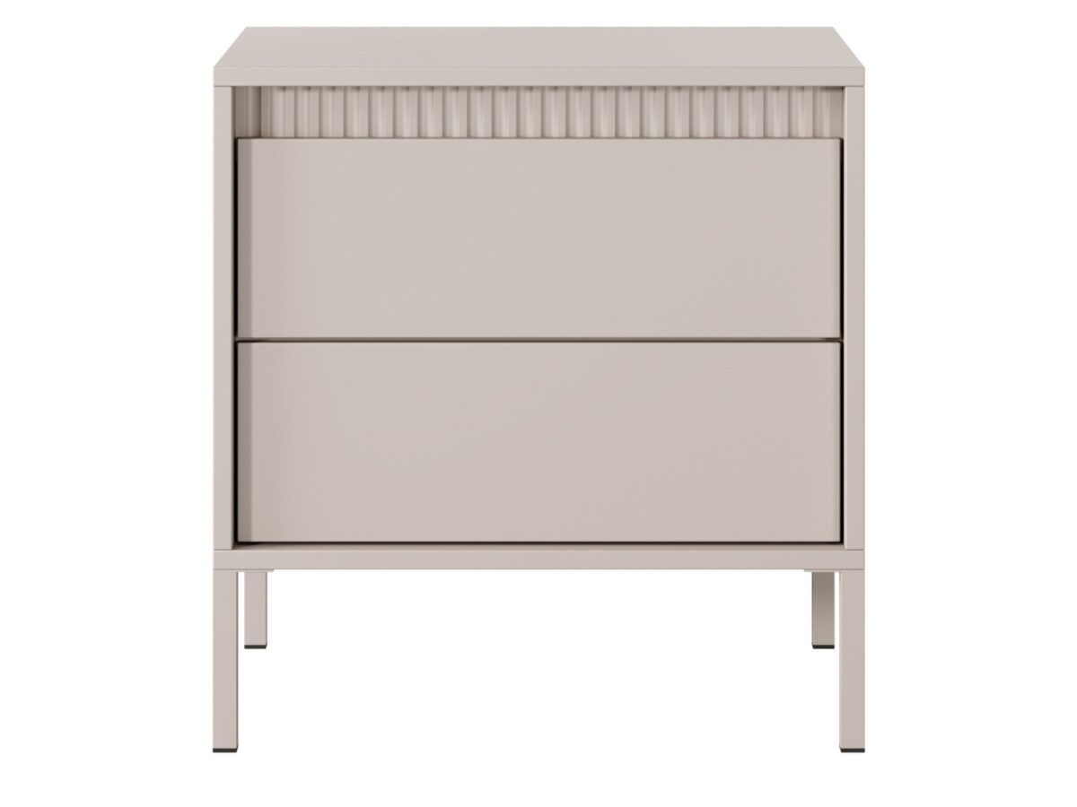 Stolik nocny z 2 szufladami Ombrino 53,5 cm