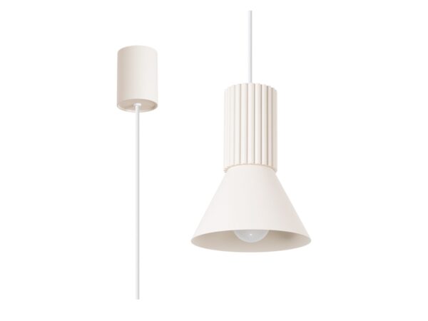 Stożkowa lampa wisząca Avelira 14 cm