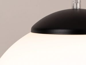 Miniaturka 57 - Stylowa lampa wisząca 40 cm czarny – detal osłonki klosza
