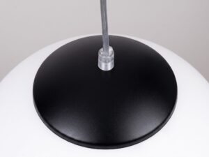 Miniaturka 58 - Stylowa lampa wisząca 40 cm czarny – detal osłonki klosza od góry