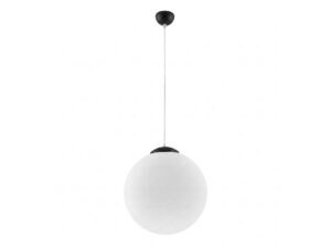 Miniaturka 53 - Stylowa lampa wisząca 40 cm czarny na białym tle