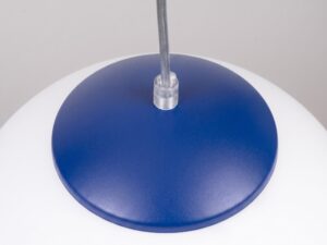 Miniaturka 33 - Stylowa lampa wisząca 40 cm ultramaryna – kołpak klosza z bliska