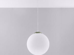 Miniaturka 16 - Stylowa lampa wisząca 40 cm zielony oliwkowy we wnętrzu