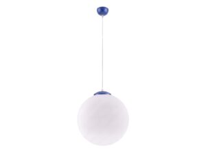 Miniaturka 19 - Lampa wisząca UGO 40 w kolorze ultramaryny z kulistym kloszem