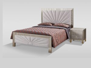 Miniaturka 1 - Sypialnia Eleganza z łóżkiem i szafką nocną – aranżacja