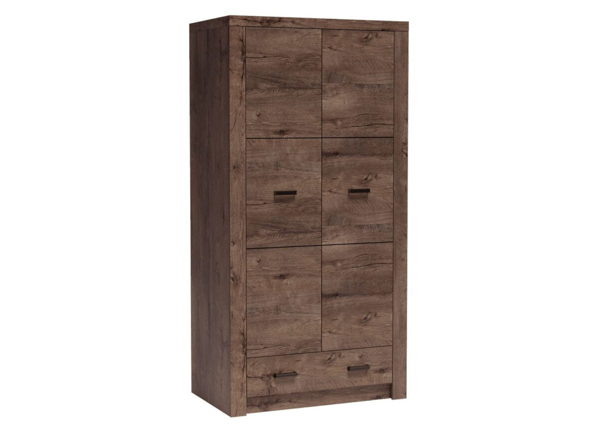 Szafa dwudrzwiowa z szufladą Brenza 96 cm