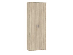 Miniaturka 3 - Szafa dwudrzwiowa Clarento 69 cm dąb Sonoma jasny – pełny front na białym tle