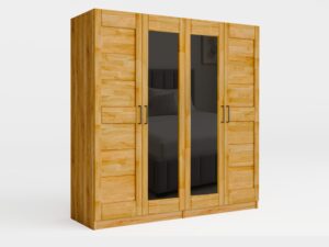 Miniaturka 3 - Szafa czterodrzwiowa Torvenza 193 cm dąb naturalny