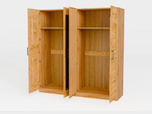 Miniaturka 7 - Szafa czterodrzwiowa Torvenza 193 cm dąb naturalny – zdjęcie 6