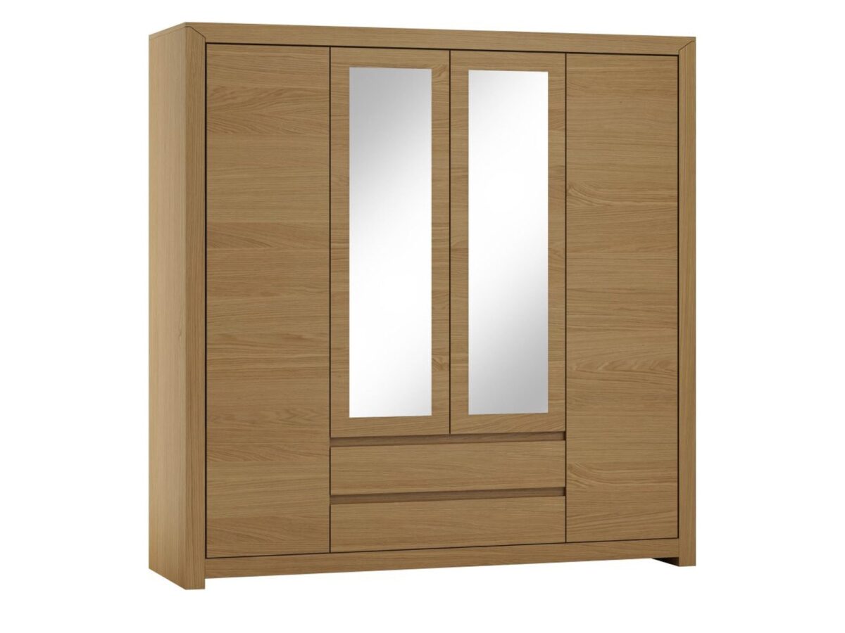 Szafa czterodrzwiowa z 2 szufladami Orviano 200 cm
