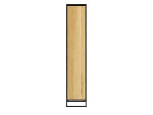 Miniaturka 4 - Szafa dębowa Kongaro 203 cm loft czarno-dębowa – zdjęcie 5