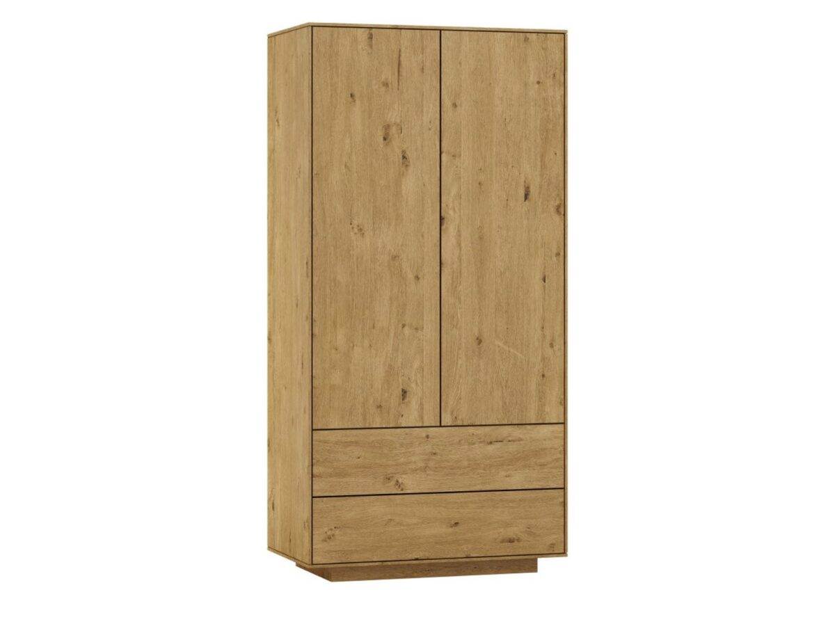 Szafa dwudrzwiowa z 2 szufladami Fiorenzo 100 cm