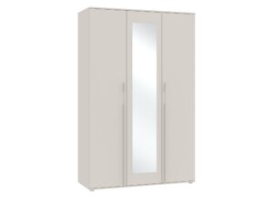 Miniaturka 3 - Szafa Elzaro 135 cm kaszmir z pionowym lustrem – front zamknięty