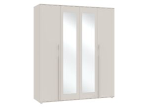 Miniaturka 3 - Szafa Elzaro 180 cm kaszmir z dwoma lustrami – front zamknięty