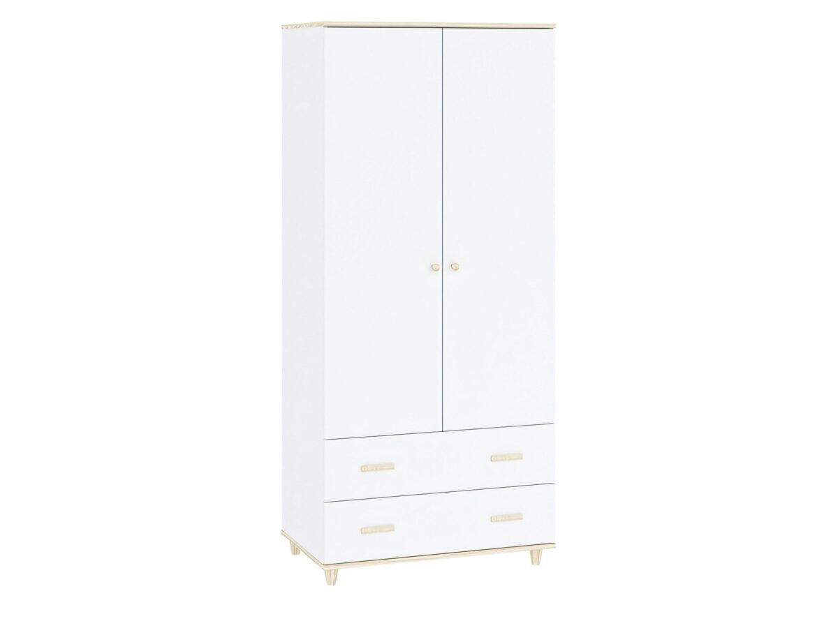 Szafa dwudrzwiowa z 2 szufladami Gavero 80 cm
