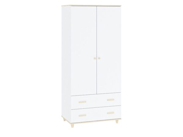 Szafa Gavero 80 cm biały i akacja