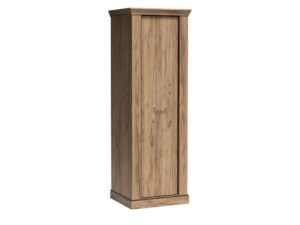 Miniaturka 7 - Szafa jednodrzwiowa Ambrina 67 cm Kraft złoty, cała zamknięta bryła na białym tle