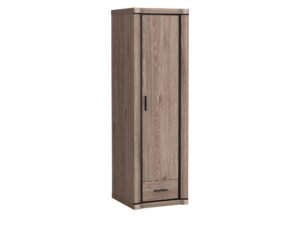 Miniaturka 7 - Szafa jednodrzwiowa Kalmeo Dąb truflowy, zamknięte drzwi, dolna szuflada